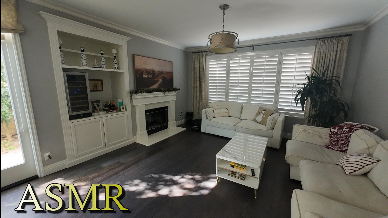 ASMR in a living room and...