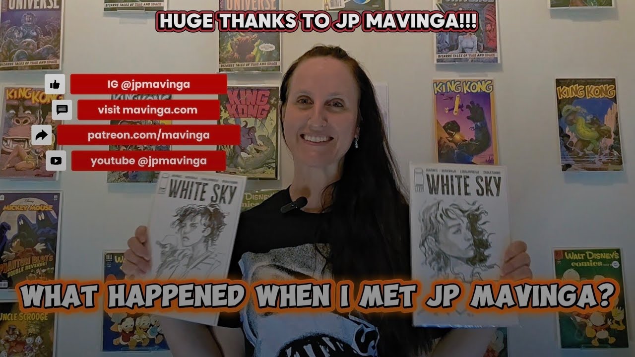 New Comic Books & How I Met JP Mavinga - Signed Sketch #whitesky #comics #nectar #twilightzone #new 