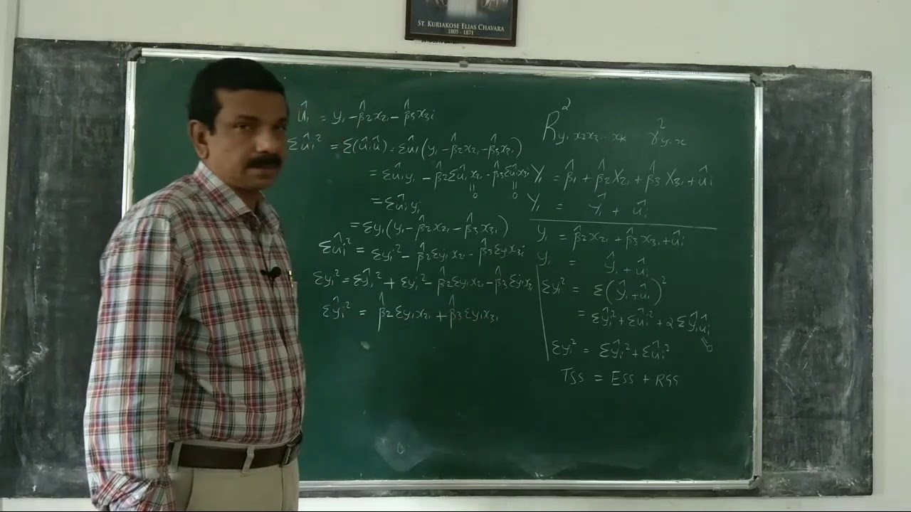 Econometrics 57: Multiple coefficient of determination,R squared