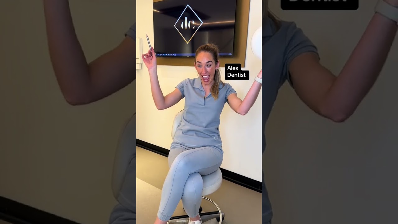 ''Can your dentist inject a balloon without bursting it?'' DE does it better!