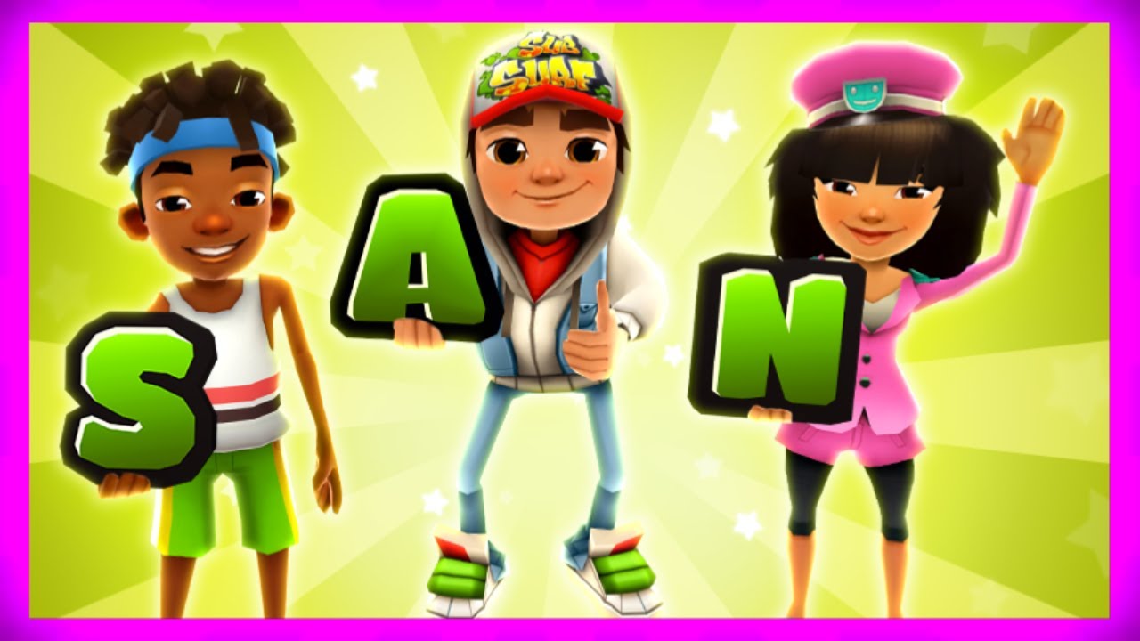 🆎 Выучите алфавит с Subway Surfers