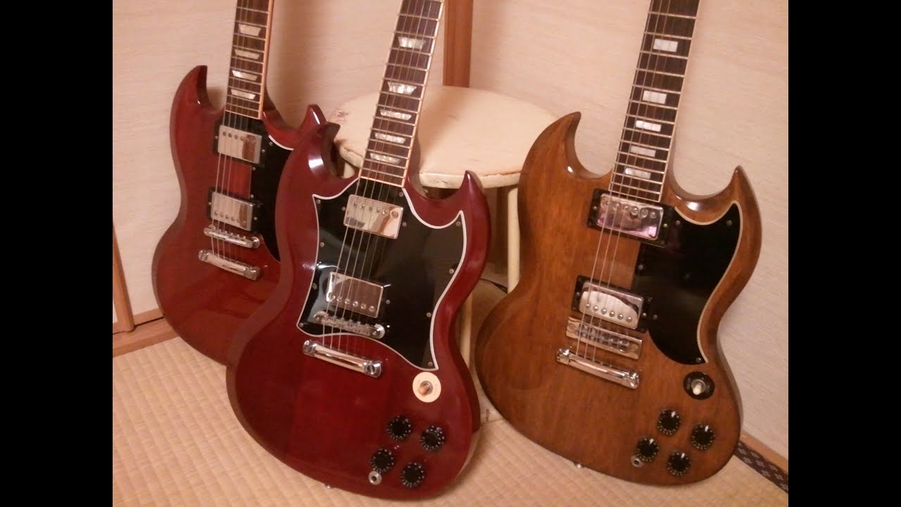Gibson SG Sound Test 70s,90s,00s SG Standard & 61Reissue