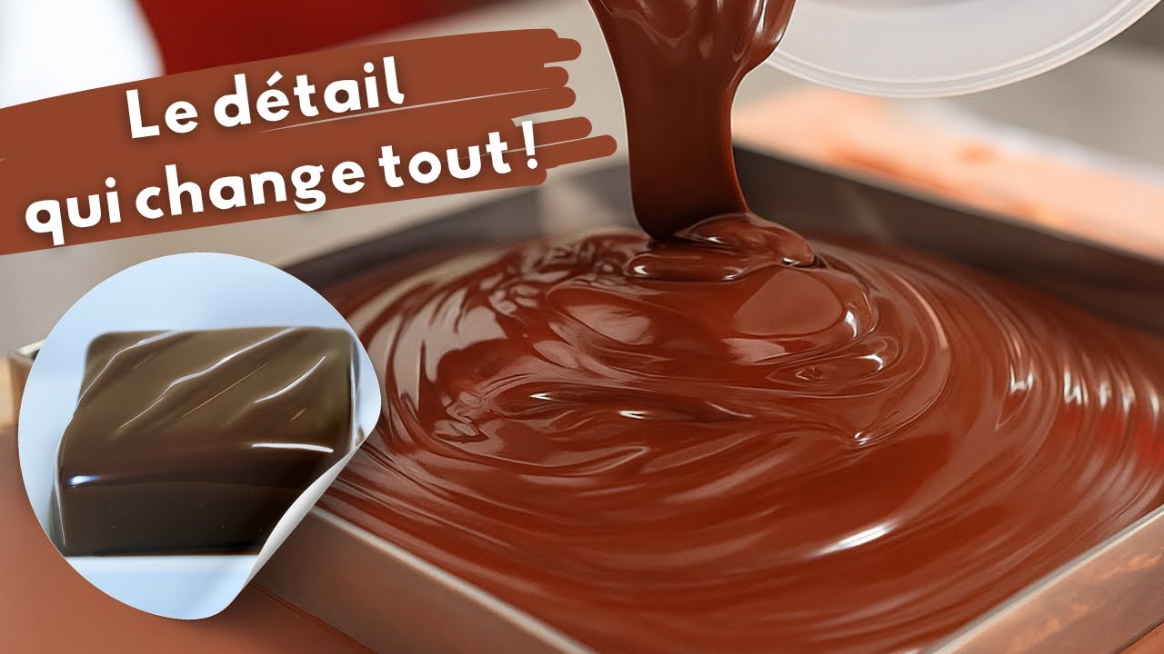 Recette ganache cadrée CAP + bonbons trempés