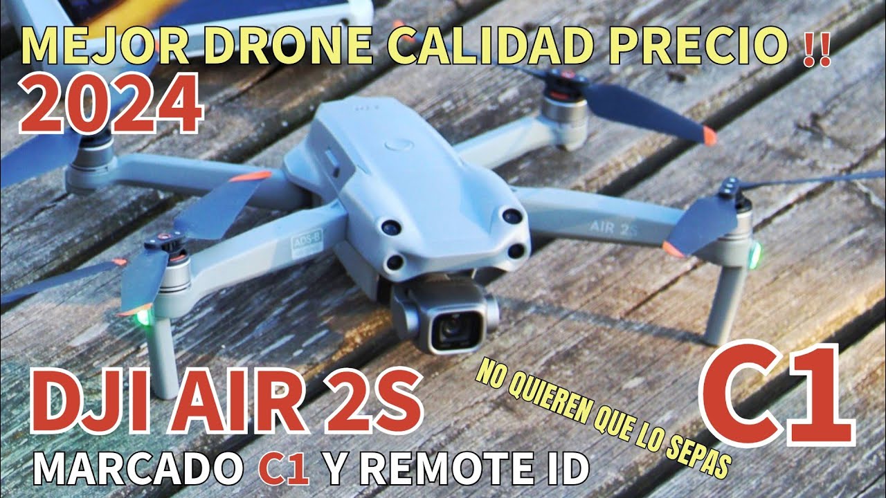 😱 Actualización Dji Air 2S REMOTE ID Y MARCADO C1 - Mejor Drone DJI calidad-precio