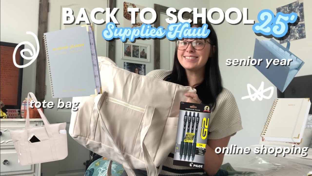 Back To School Supplies Haul! | Senior Year | 🫧🌟🥳 