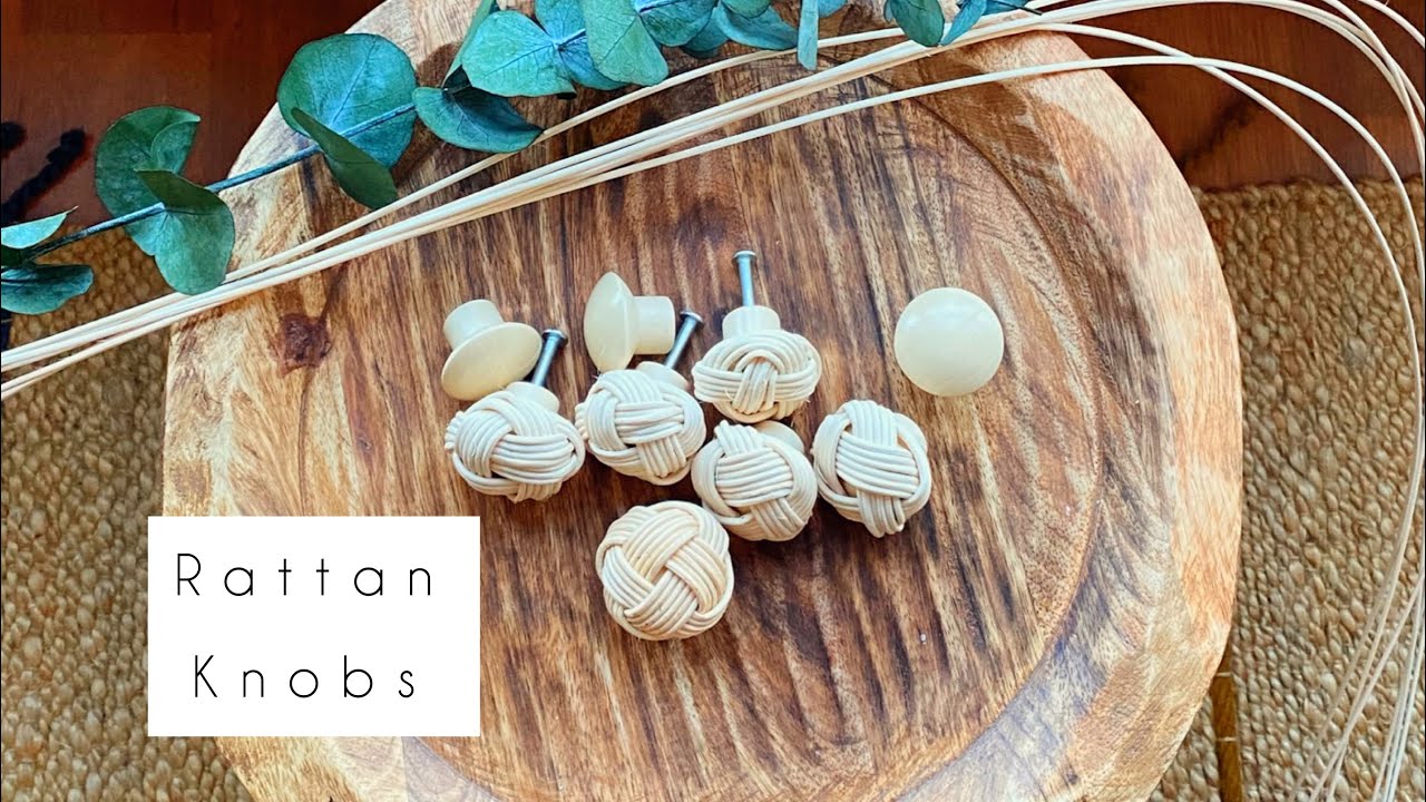 DIY- Rattan Knobs - Rattan kulpları kendimiz nasıl yaparız?