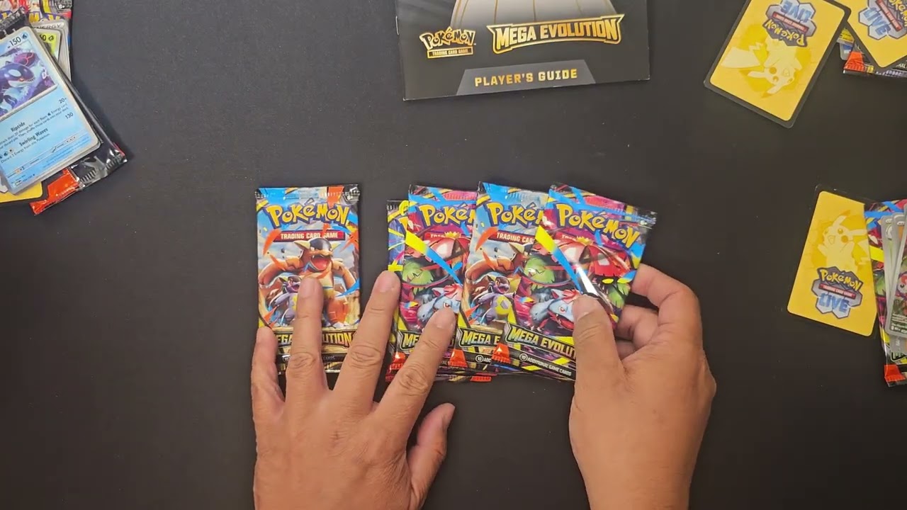 Mega evolution unboxing christmas present.