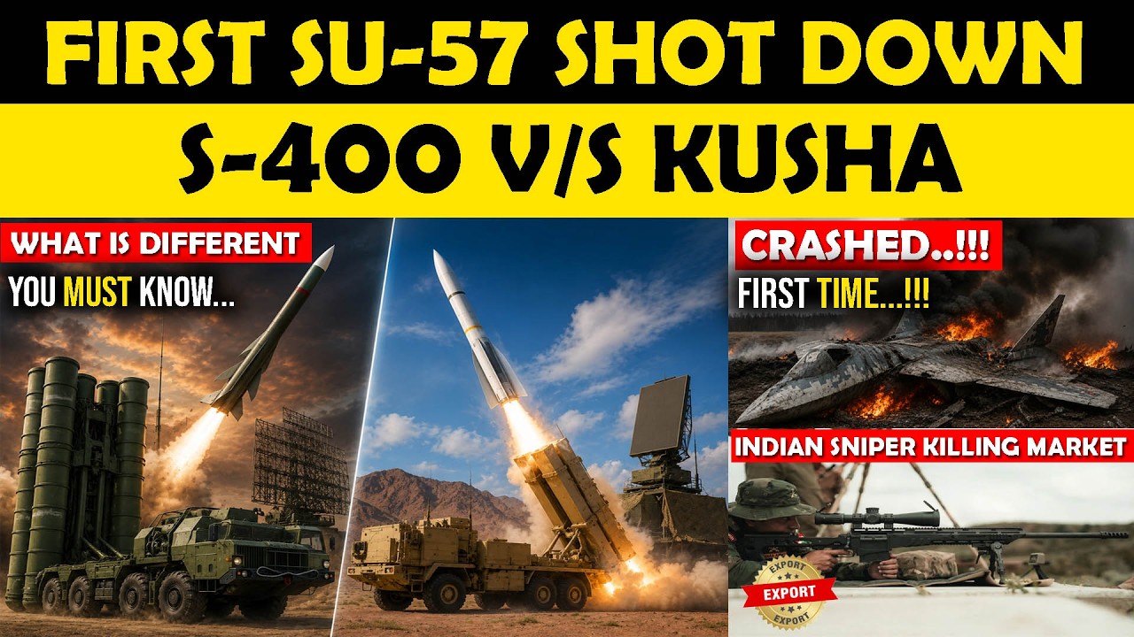 DRDO Ka Project Kusha S-400 Se Kitna Alag,Su-57 Crash Mystery ,Tejas Mk1A Gets Double Astra Missiles