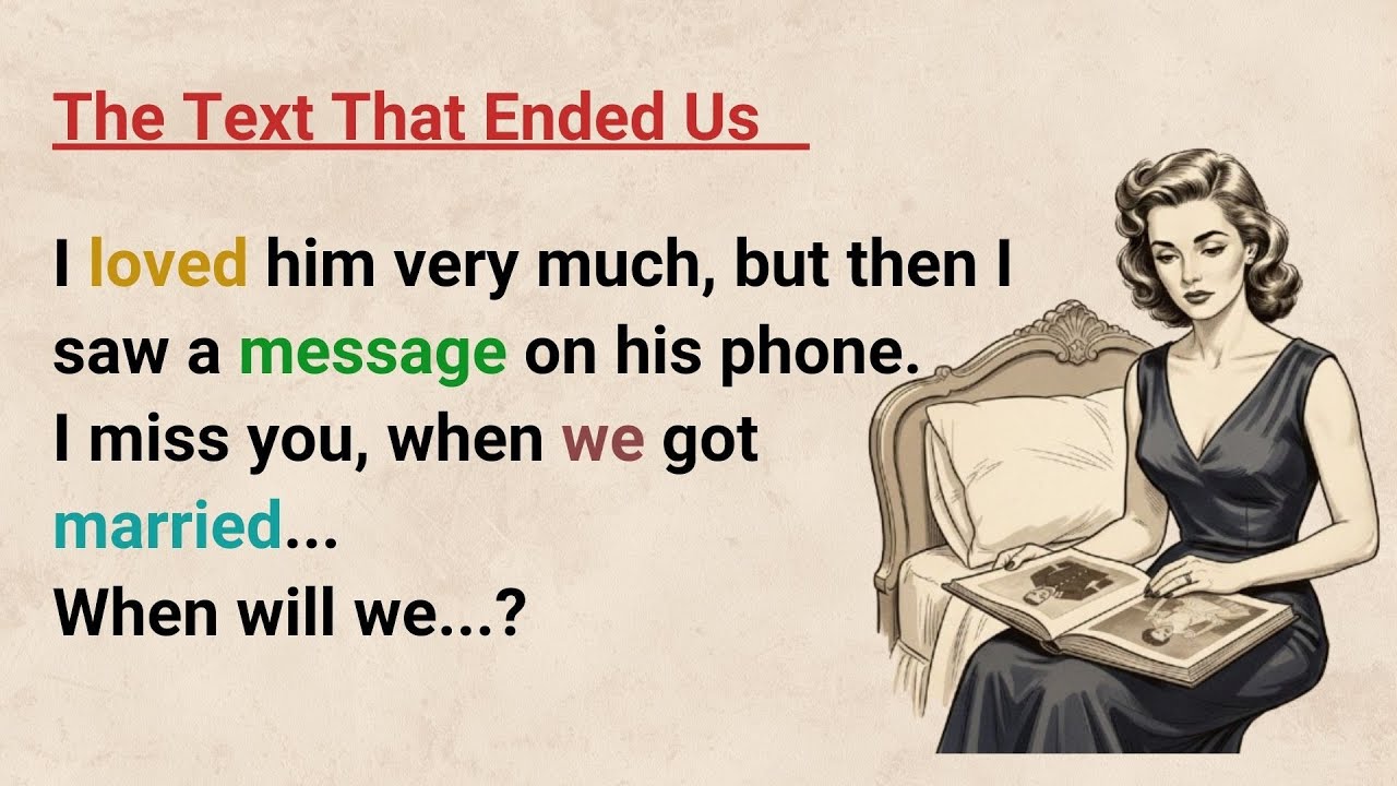 Learn English with Stories ⭐ The Text That Ended Us | Level3 English Listening & Speaking Practice