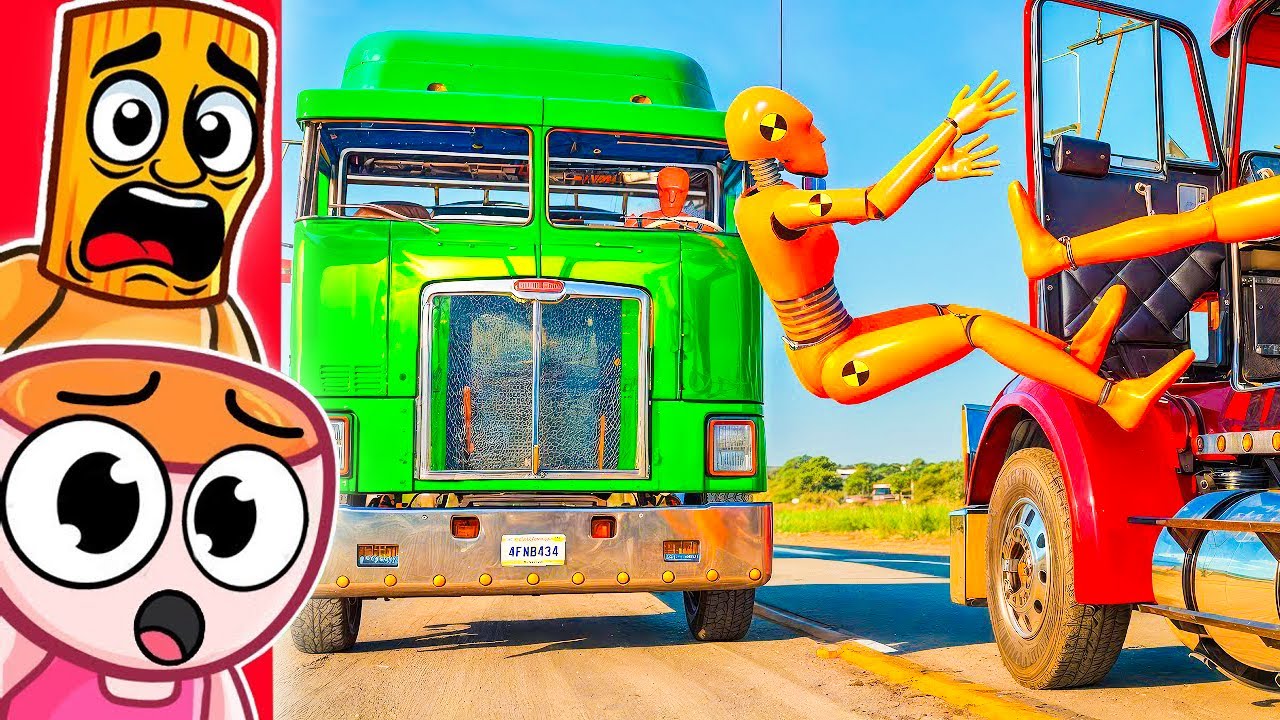 Reagieren auf REALISTISCHE AUTO & TRUCK UNFÄLLE! (BeamNG Drive)