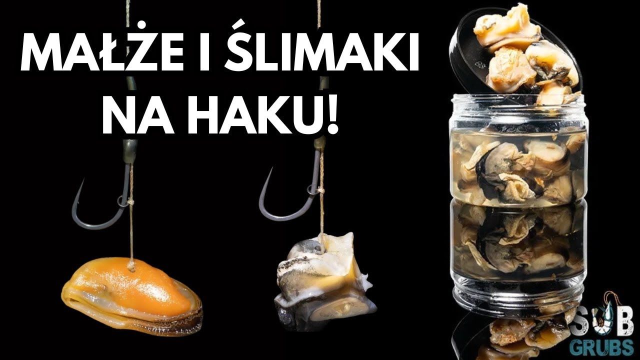 Ślimaki i Małże od Subgrubs. Naturalne przynęty na wielkie ryby!