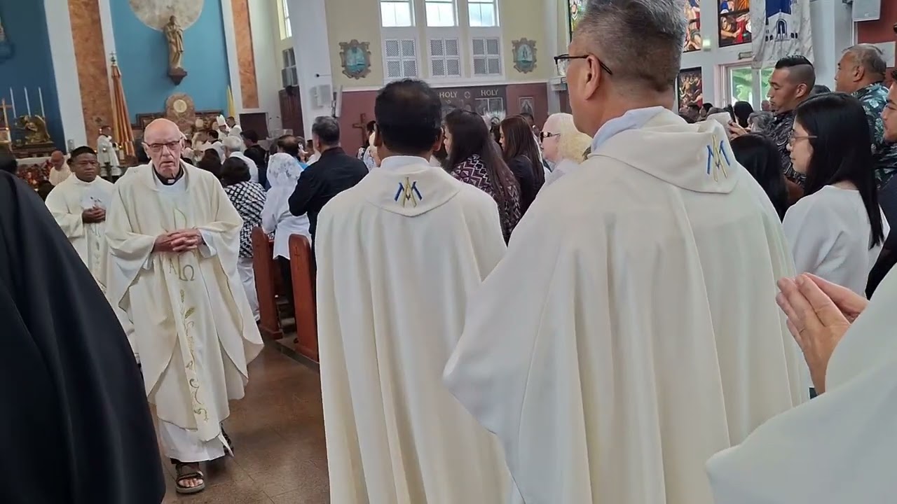 Guam Catholics bid farewell to Father Mike Crisistomo, former Vicar for Clergy