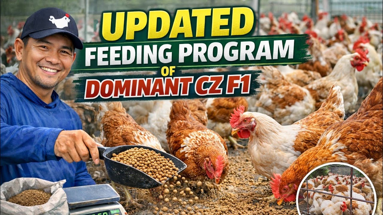 RECOMMENDED FEEDING GUIDE OF DOMINANT CZ F1 AT START OF EGG PRODUCTION FROM 4.5 MONTHS OLD
