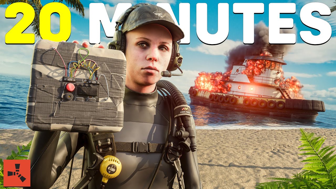 Rust - SOLO RAIDING 20 MINUTES INTO WIPE