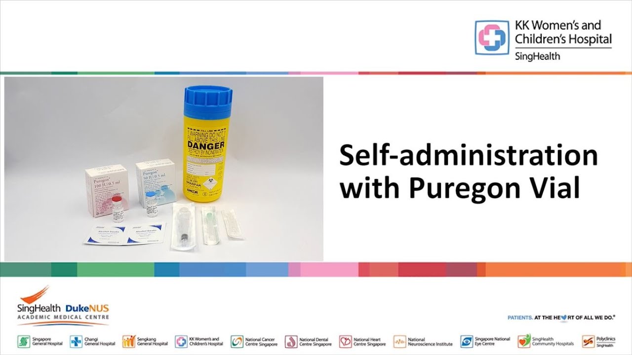 Self-administration with Puregon Vial