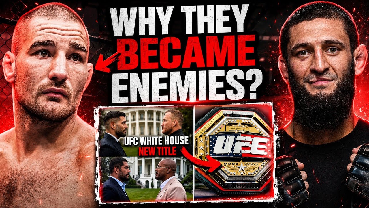 Why Khamzat & Sean Strickland became ENEMIES? | UFC White House NEW BELT by donald trump