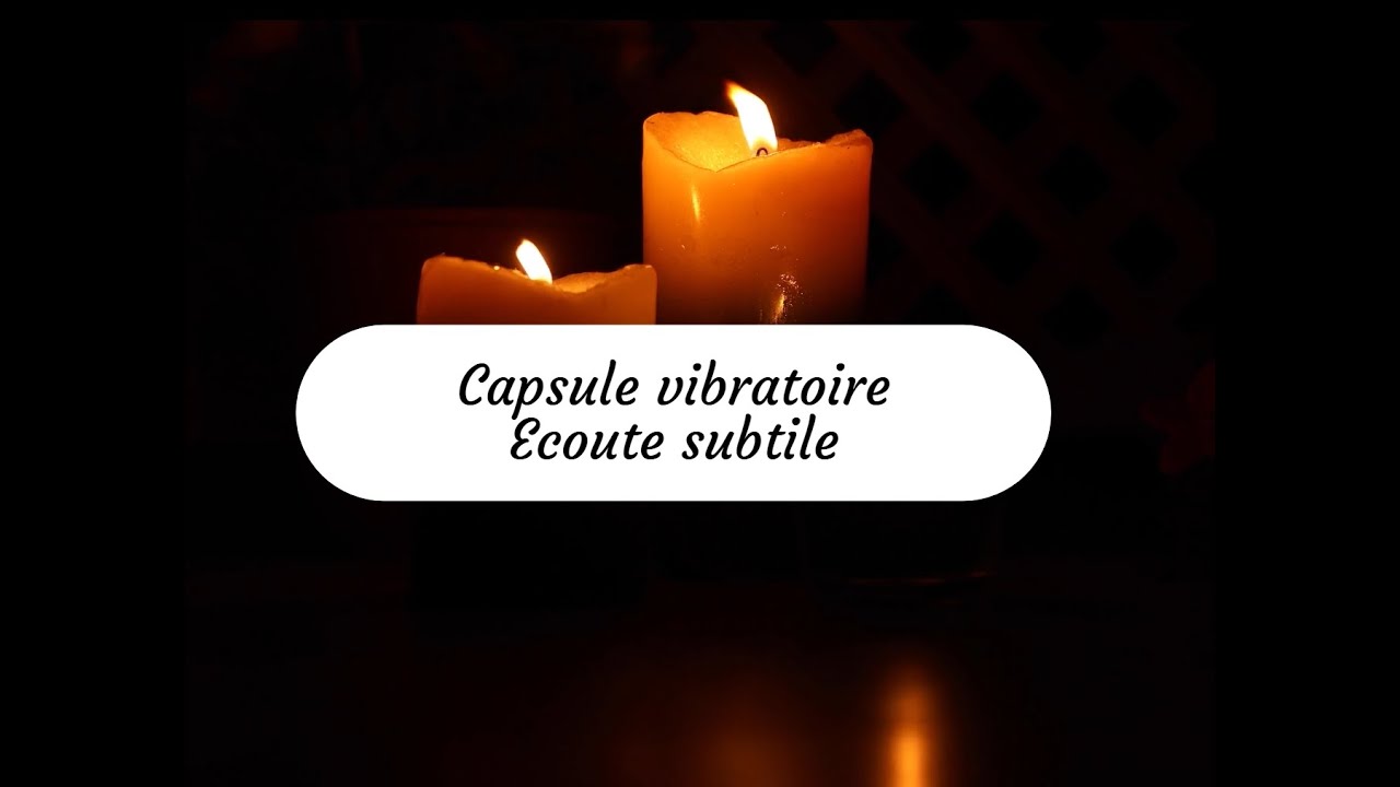 Capsule Vibratoire – Écoute subtile | Voix intuitive & tambour léger pour revenir à soi