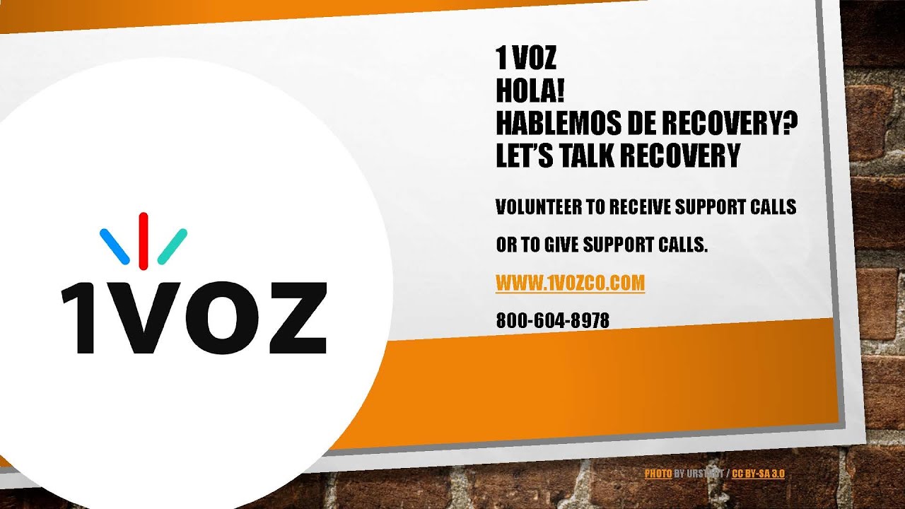 1 Voz Telephone Recovery Support