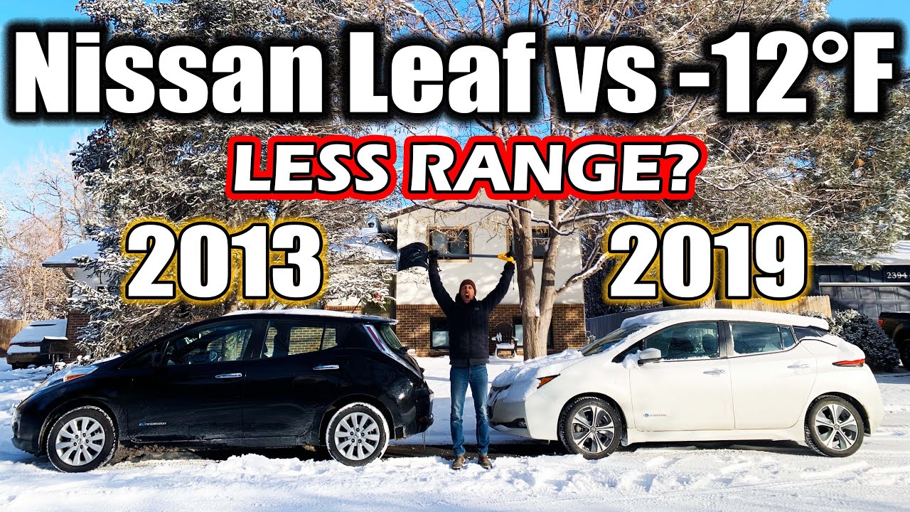 Nissan Leaf vs. Cold Temperatures - Range and Driving Test