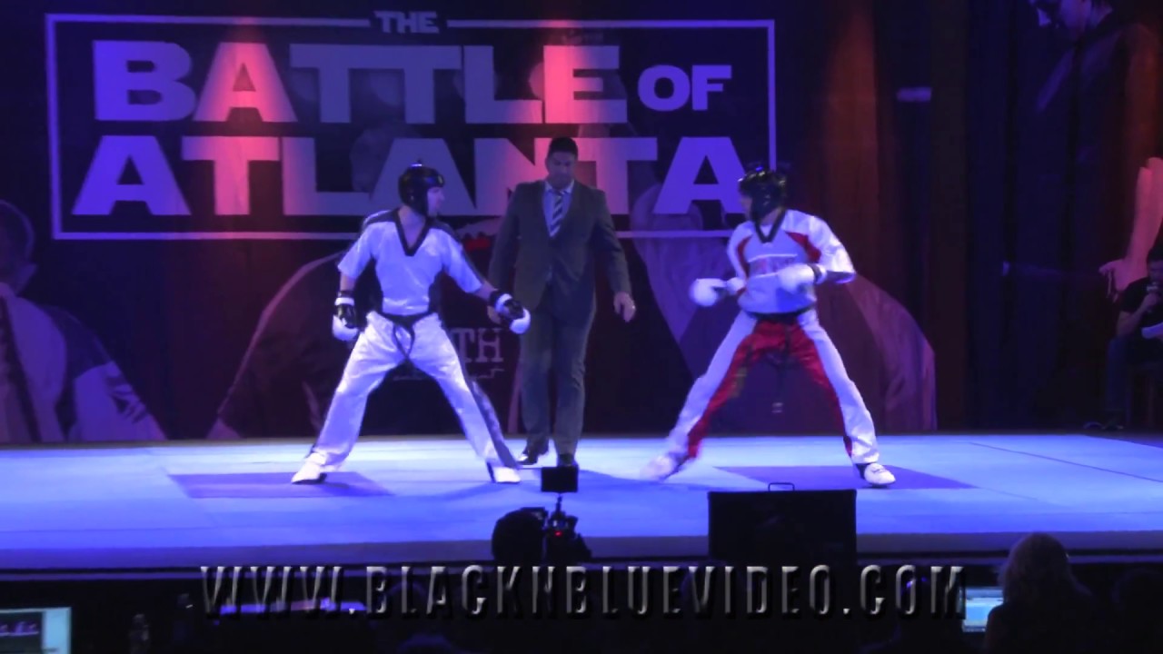 Tamas Imre vs Brian Rodriguez 2016 Battle of Atlanta karate tournament
