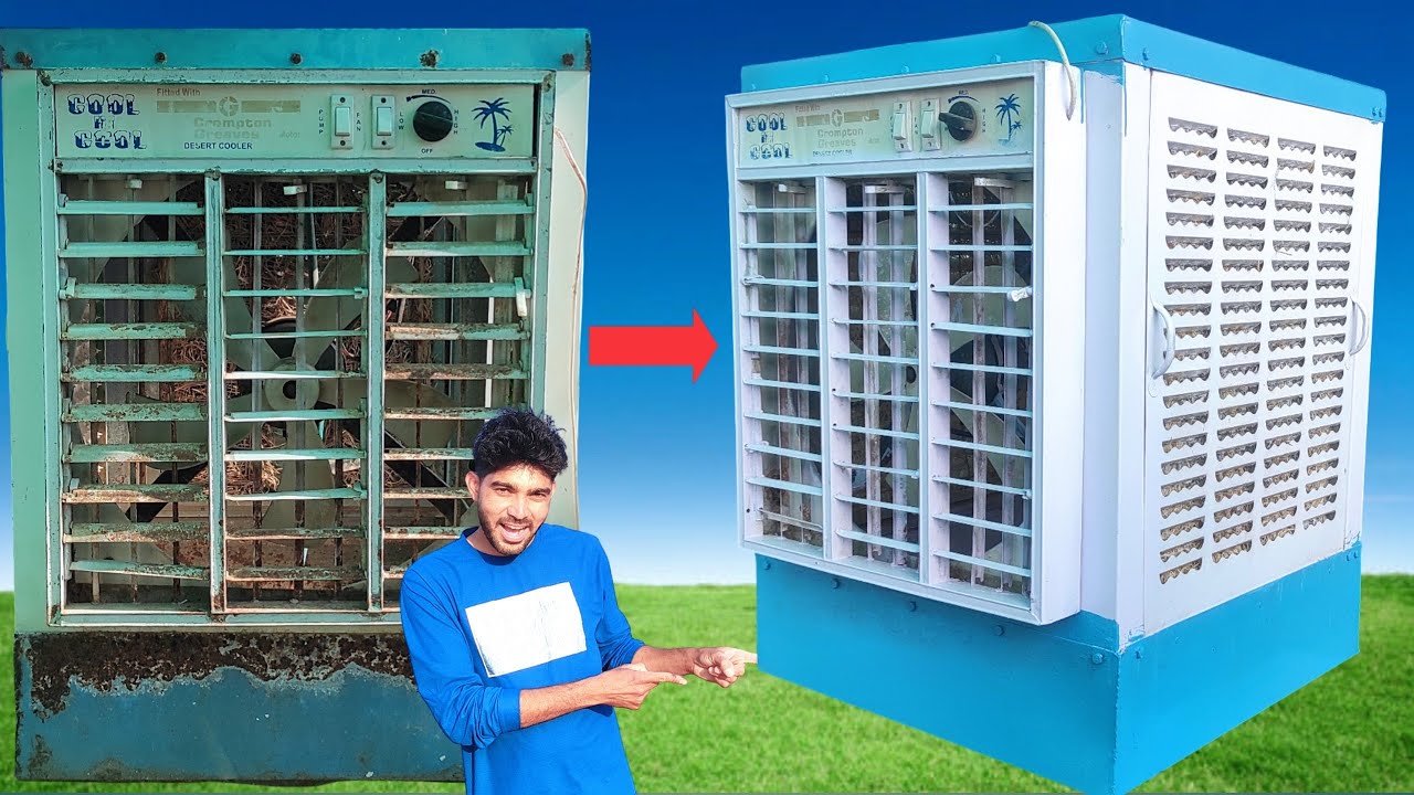Restoration Old Air Cooler | पुराने कूलर को बनाया नया |