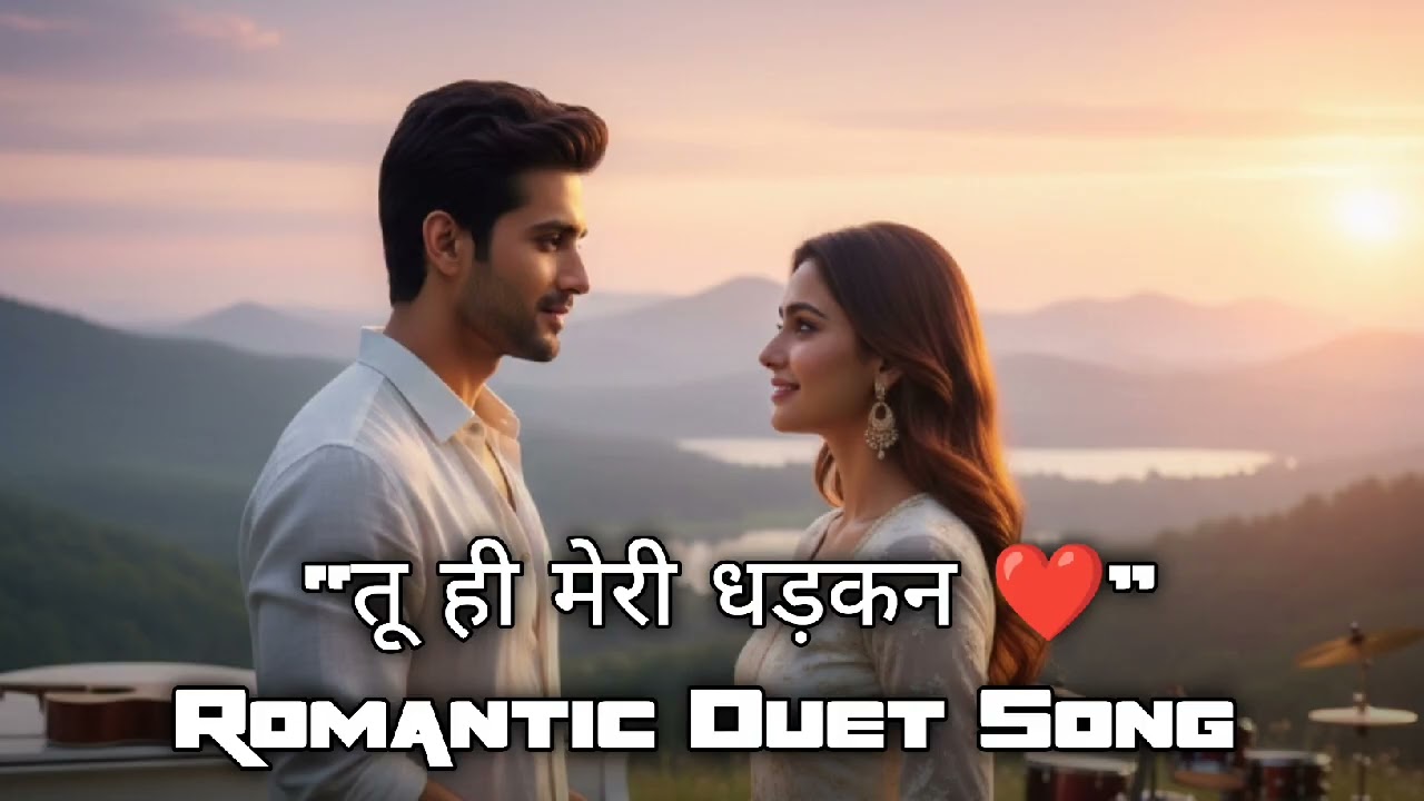 “New Romantic Hindi Song 🎶तू ही मेरी धड़कन ❤️”Heart Touching Duet