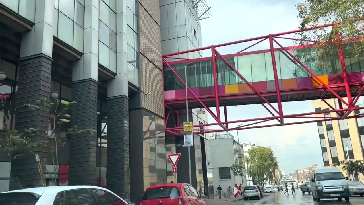A drive to a new coffee shop in Maboneng Johannesburg