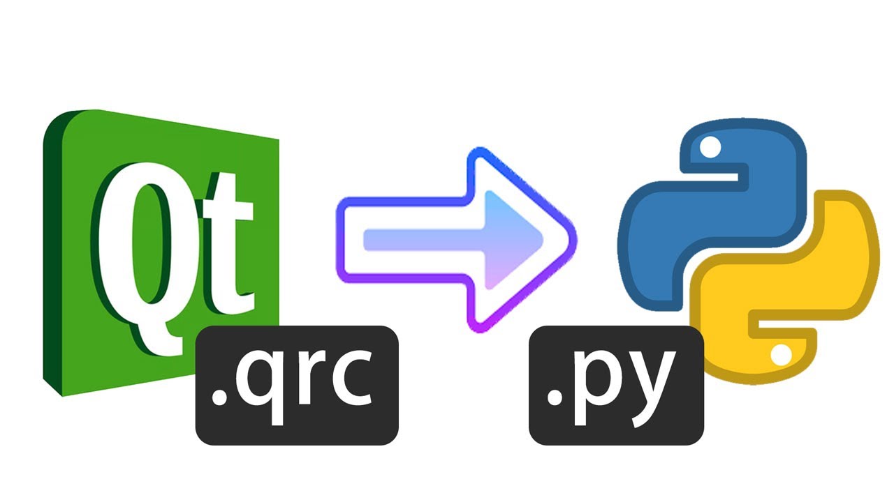 How to create & convert a QtDesigner QRC file to Python