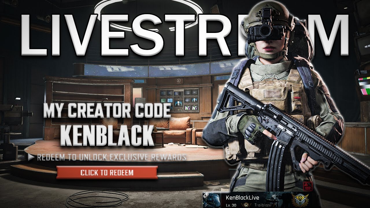 KenBlack Live ABI |Creator Code: KenBlack | Arena Breakout Infinite #ABI