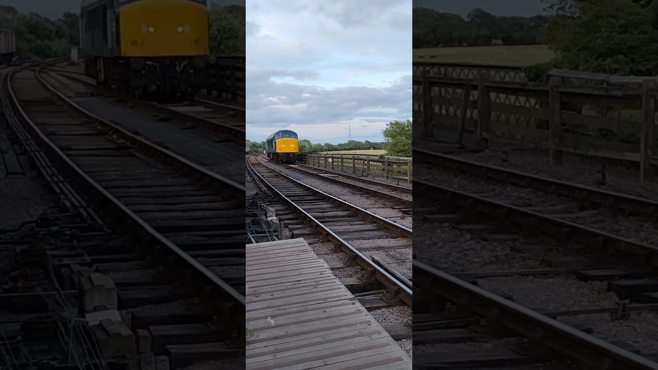 45041 parking up for the night at wansford