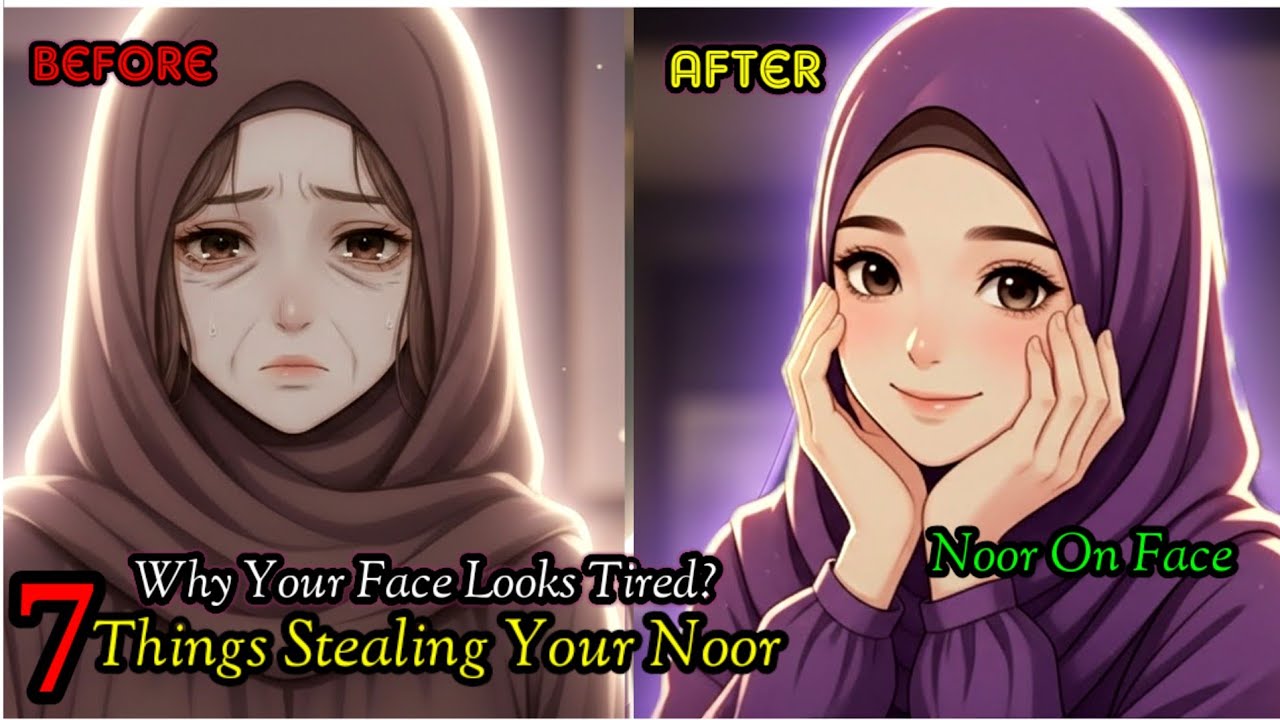 7 Things Stealing Your Noor (Quranic Face Glow) | Islamic Motivation@Binte.Hawwa07 