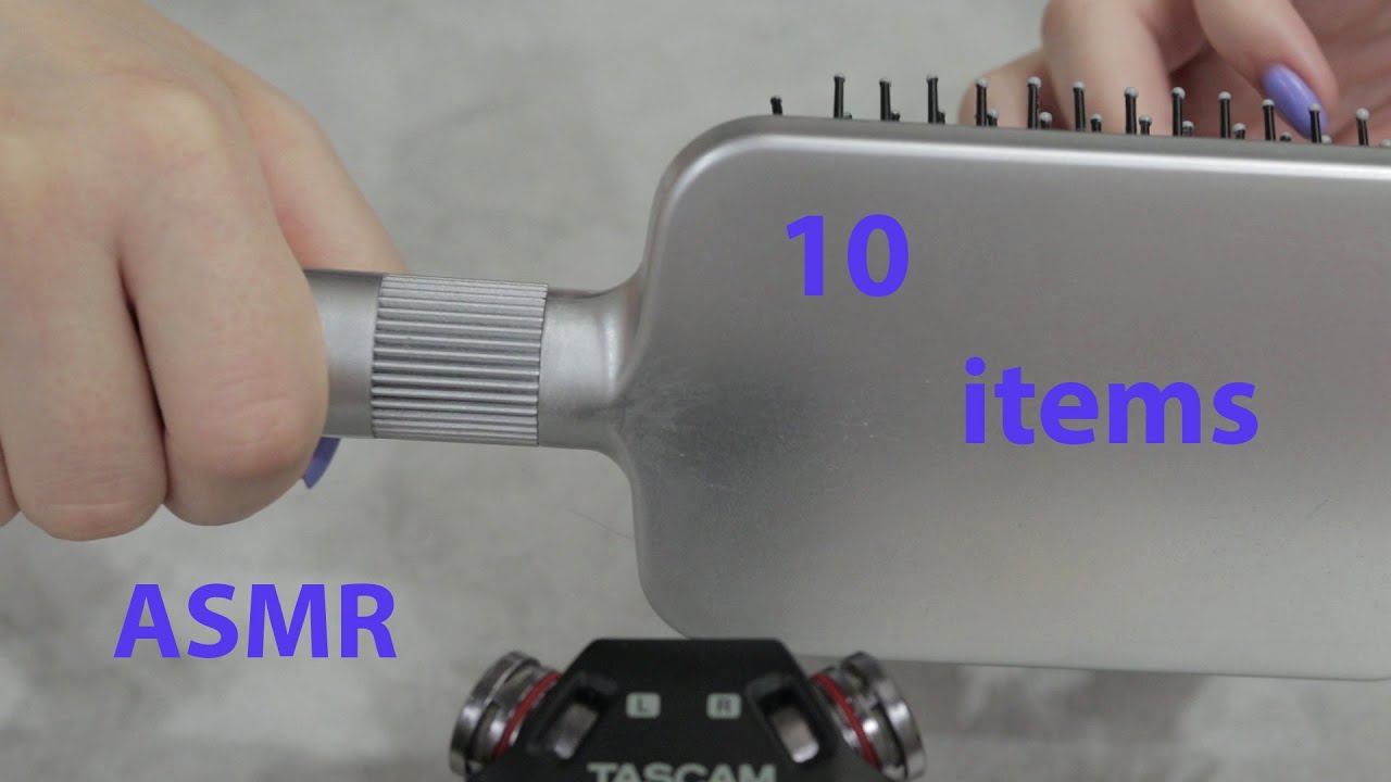 ASMR: 10 items (No talking)