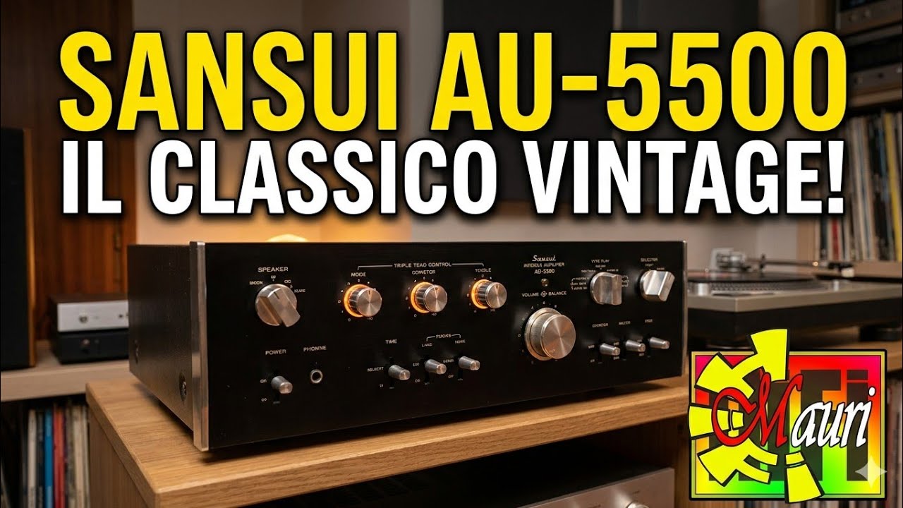il bello del Vintage! Il Sansui AU 5500