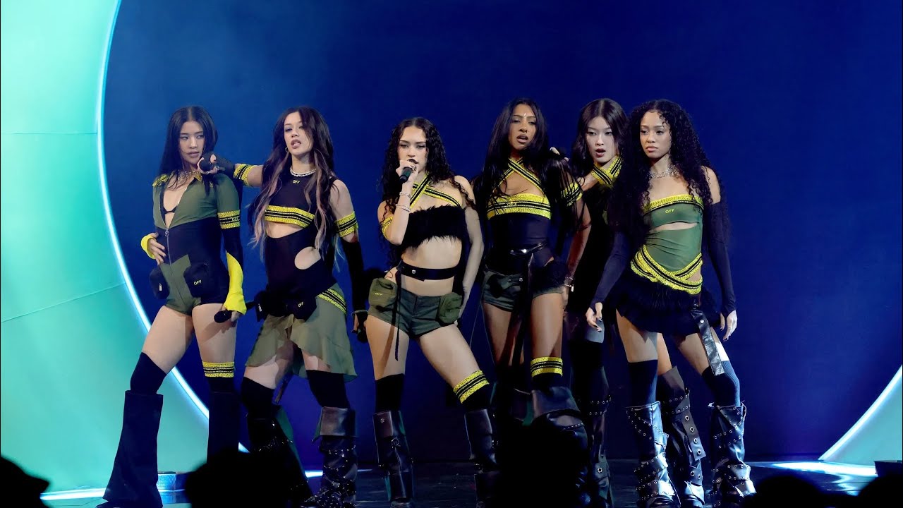 💚🖤KATSEYE:  GNARLY + DANCE BREAK - GRAMMYS 2026  (CLEAN QUALITY THIS TIME) 💚🖤
