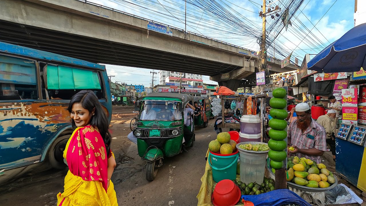 Walking Tour 🇧🇩 MURADPUR Chittagong City Bangladesh, Travel, 4K HDR