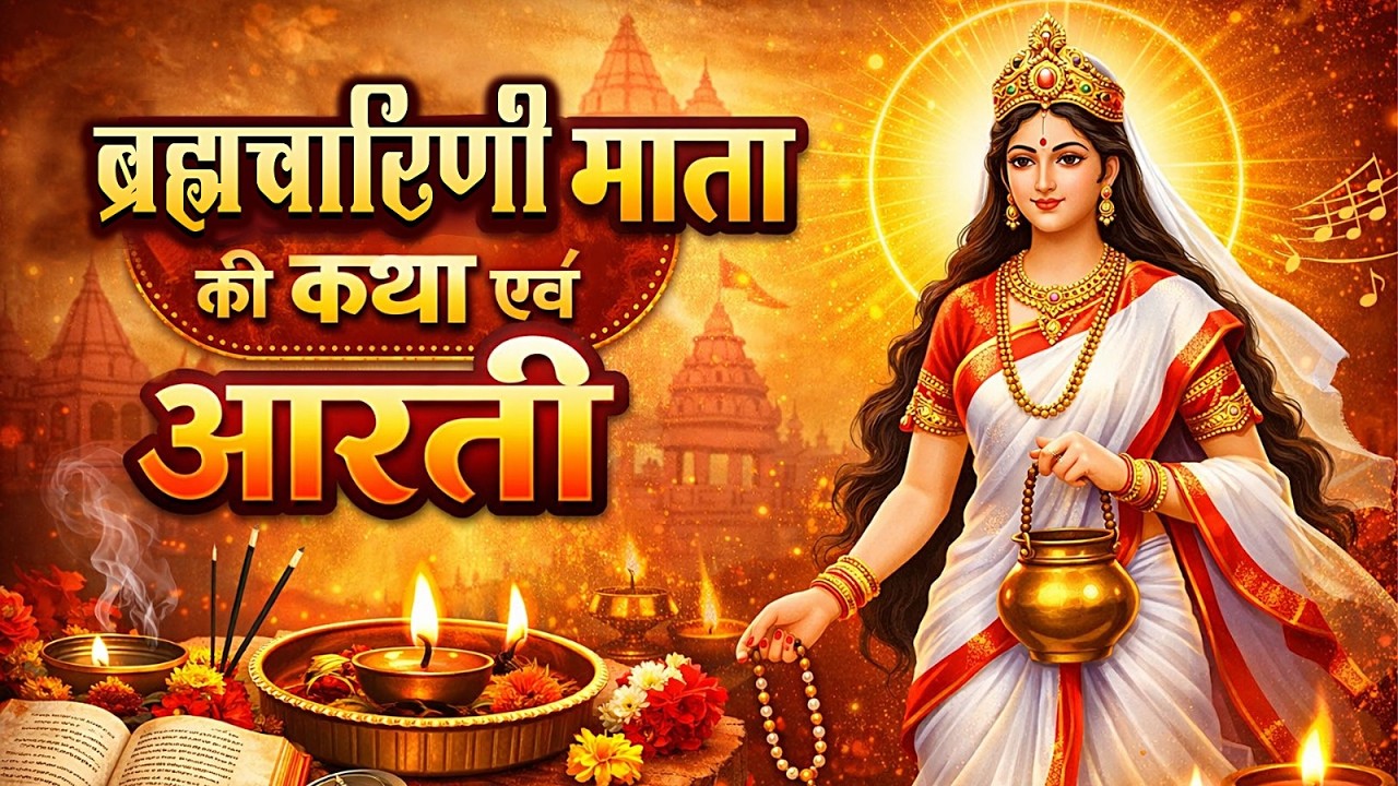 दूसरा नवरात्रा व्रत स्पेशल 2026 - ब्रह्मचारिणी माता की कथा Brahmacharini Mata Katha - Navratri Day2