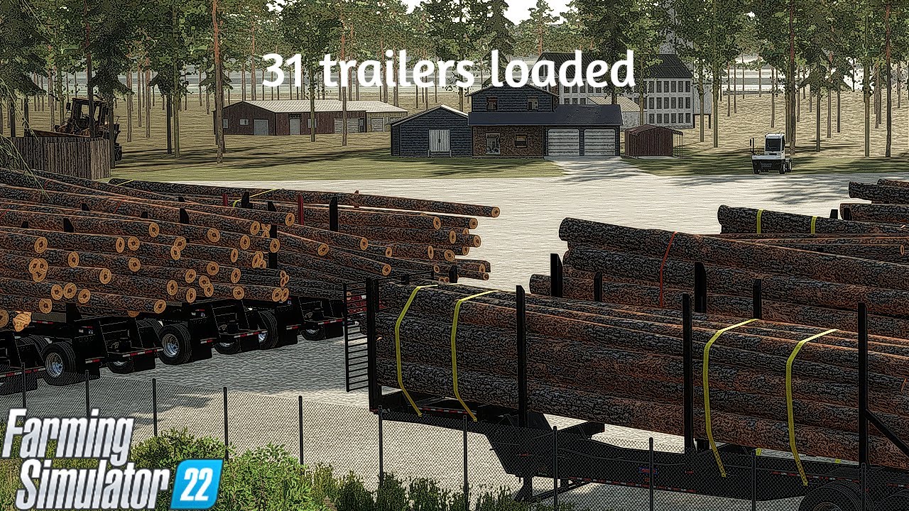Hillibee Creek 😎Going for a 100 loads ✔Southern Style Logging series (FS22)🚜🌲🌲