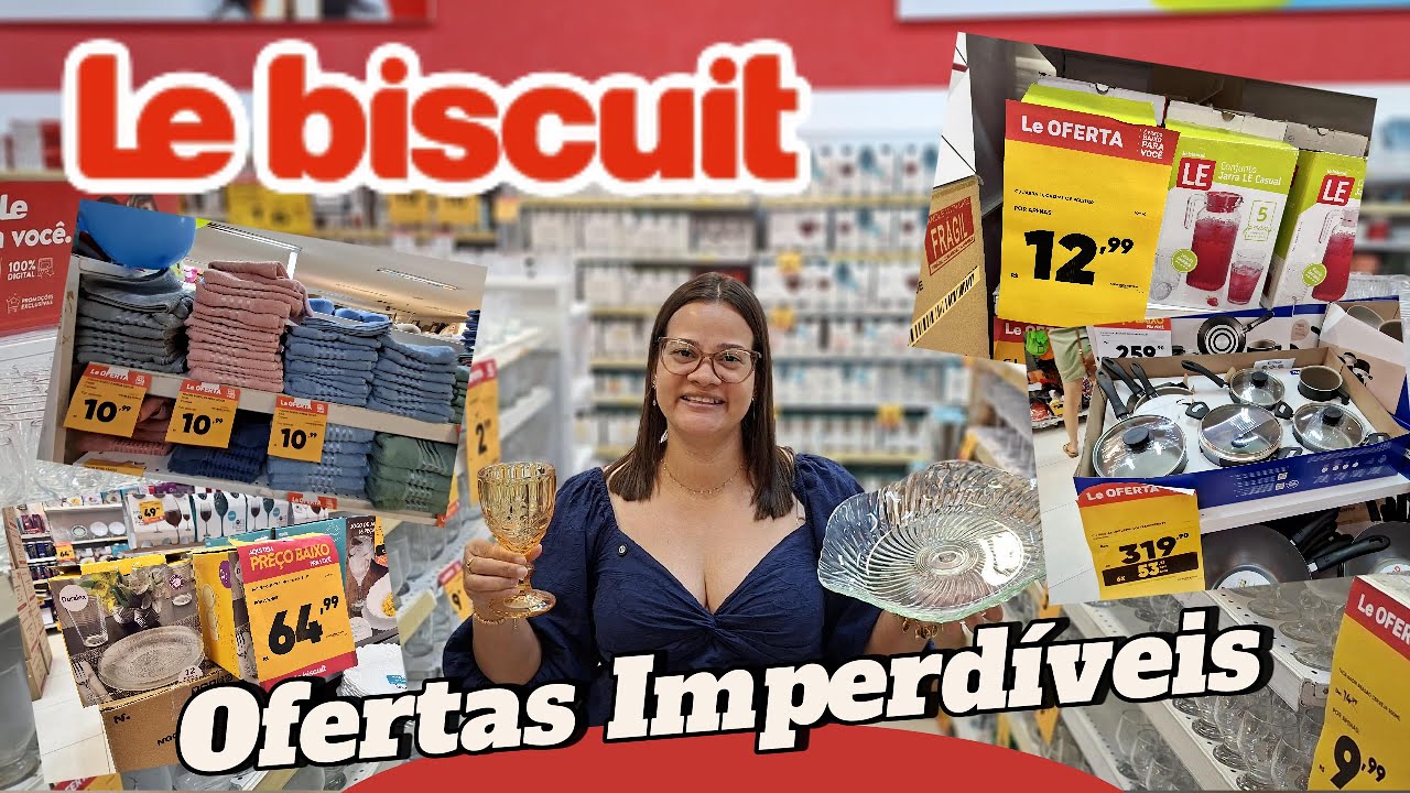 Le Biscuit com muitas ofertas! Utilidades e eletros com descontos incr&iacute;veis 😱🛍️