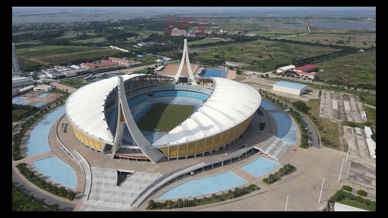 Nice View in Phnom penh Morodok Techo National Stadium