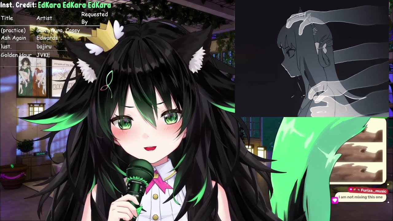 Bajiru practicing Ash Again with her 3 vocal layers