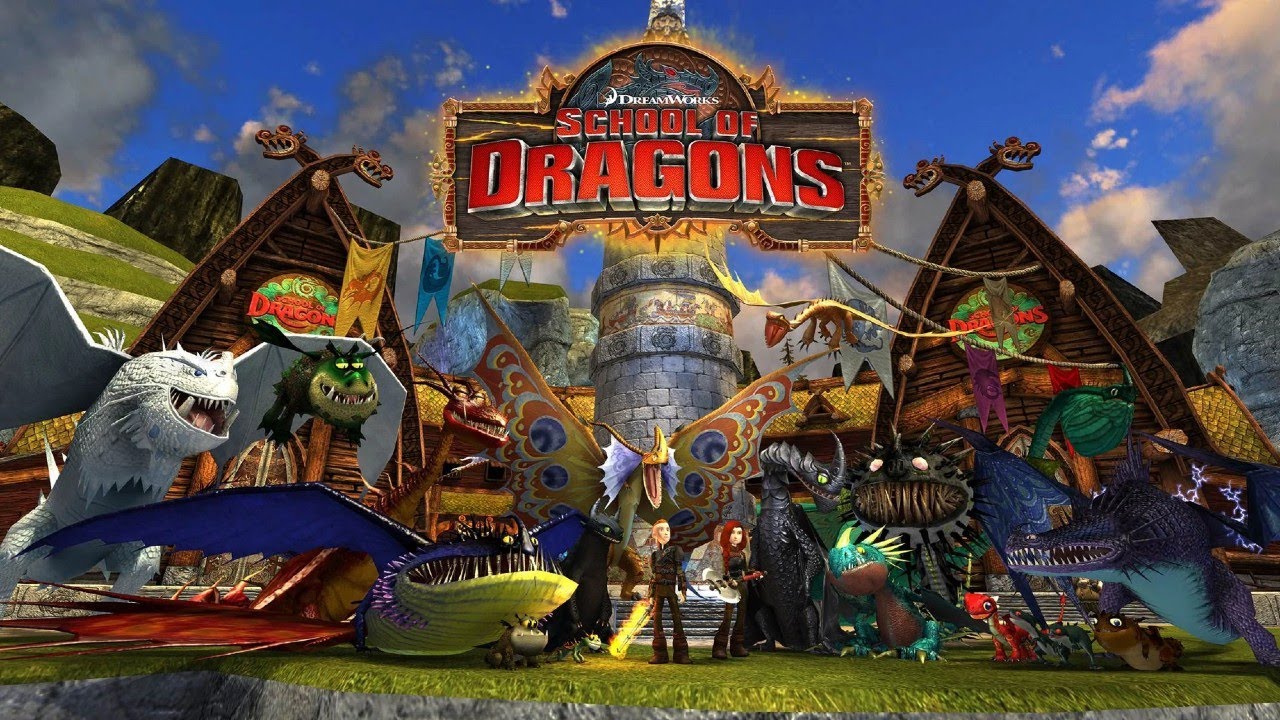 VIREI UM NOVO TREINADOR DE DRAGÕES NO School Of Dragons - Escola De Dragões