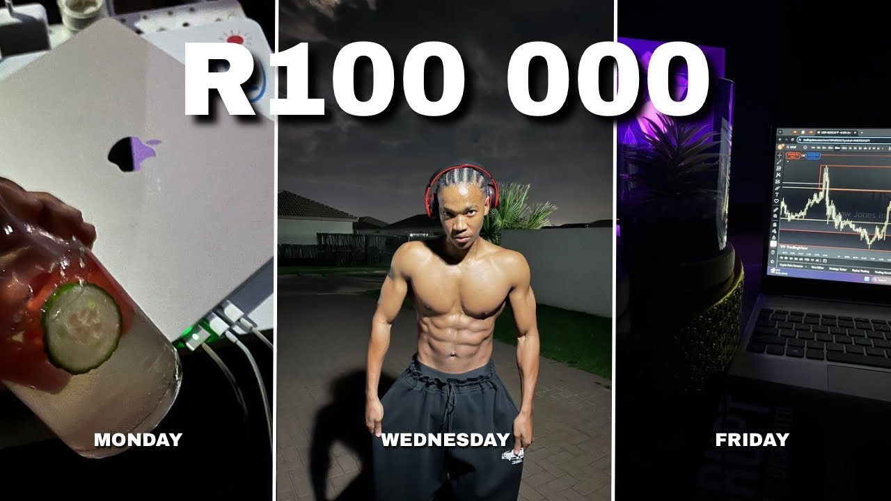 Day in a life of a Profitable Forex Trader | R100k withdrawal ?
