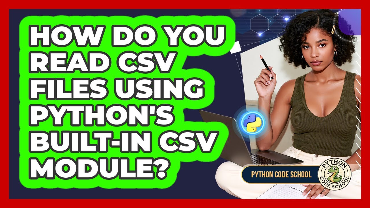 How Do You Read CSV Files Using Python's Built-in Csv Module? - Python Code School