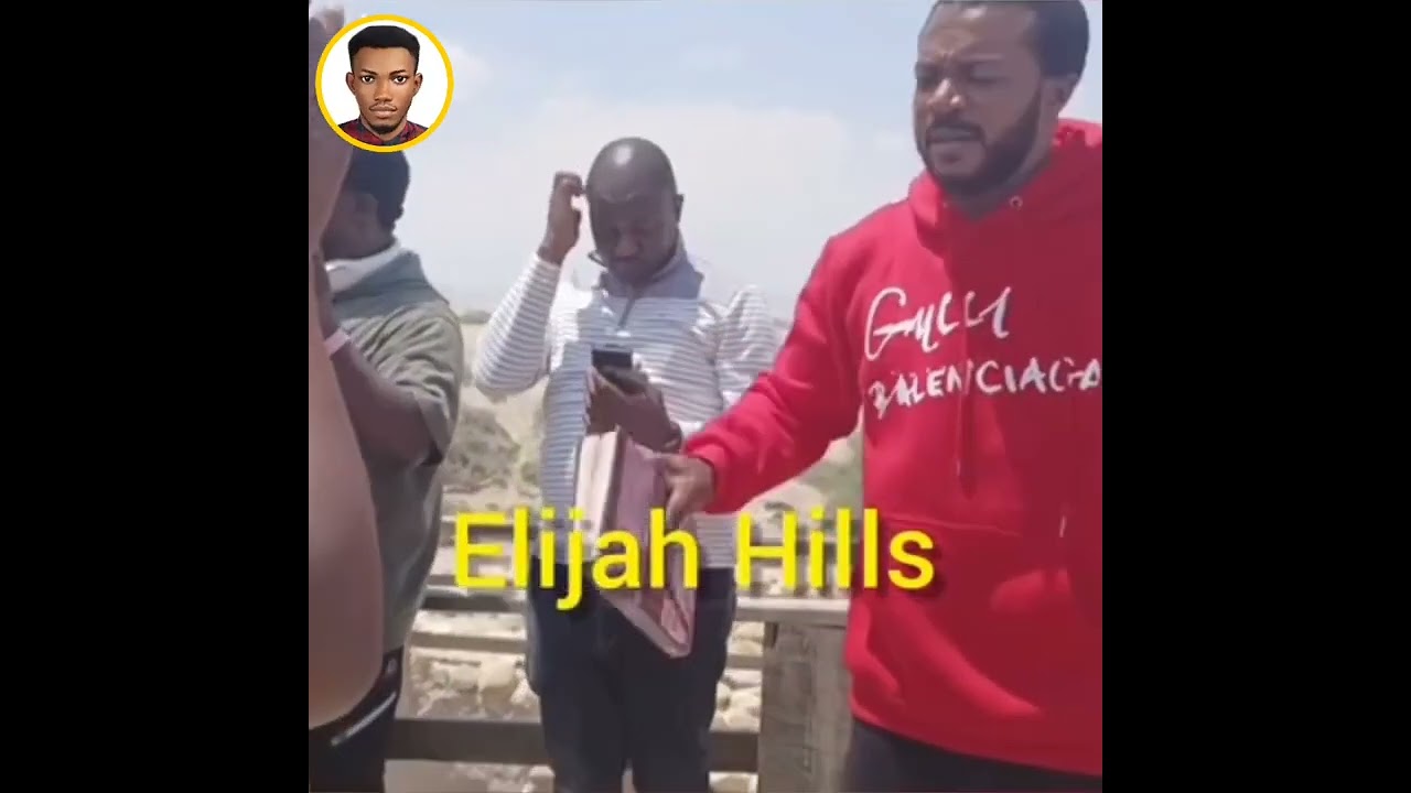 Evang Ebuka Obi on Mount Nebo, Elijah's Hill. @zionprayermovementoutreach