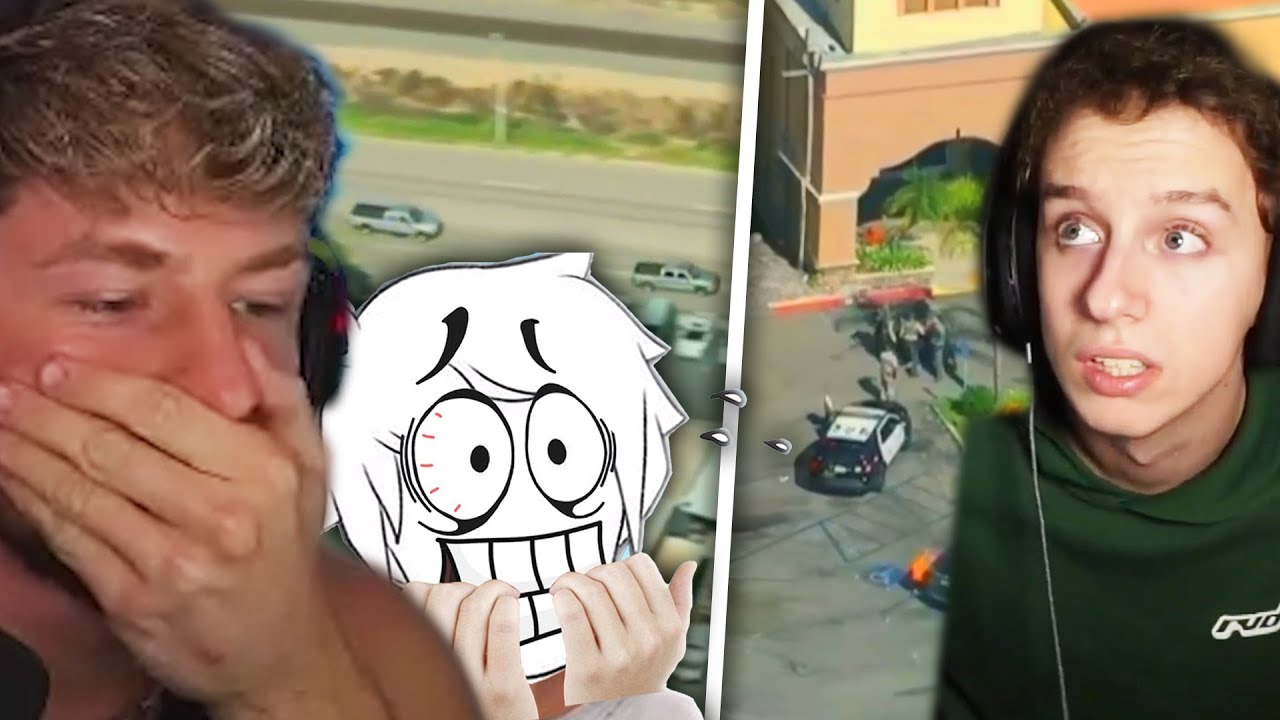 Hugo, Stegi & Rewi gucken sich eine POLIZEIVERFOLGUNG an 🫨 (er schafft es nicht)