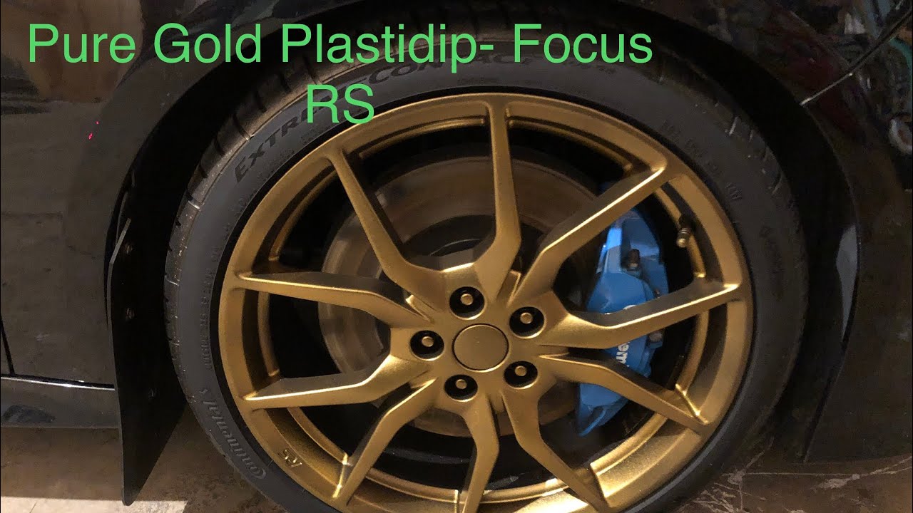 Пластиковые диски Plastidipping Pure Gold - Focus RS