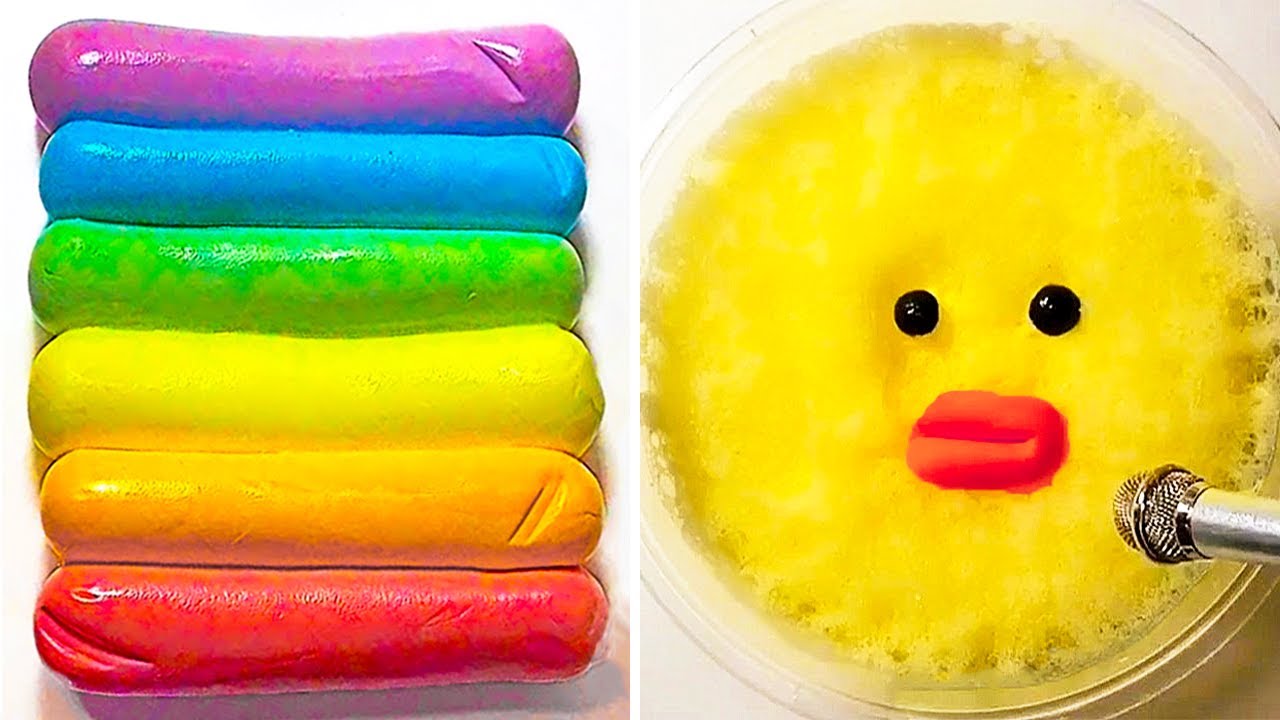 3 Hours Of Oddly Satisfying Slime ASMR - Relaxing Videos for Better Sleep 3413