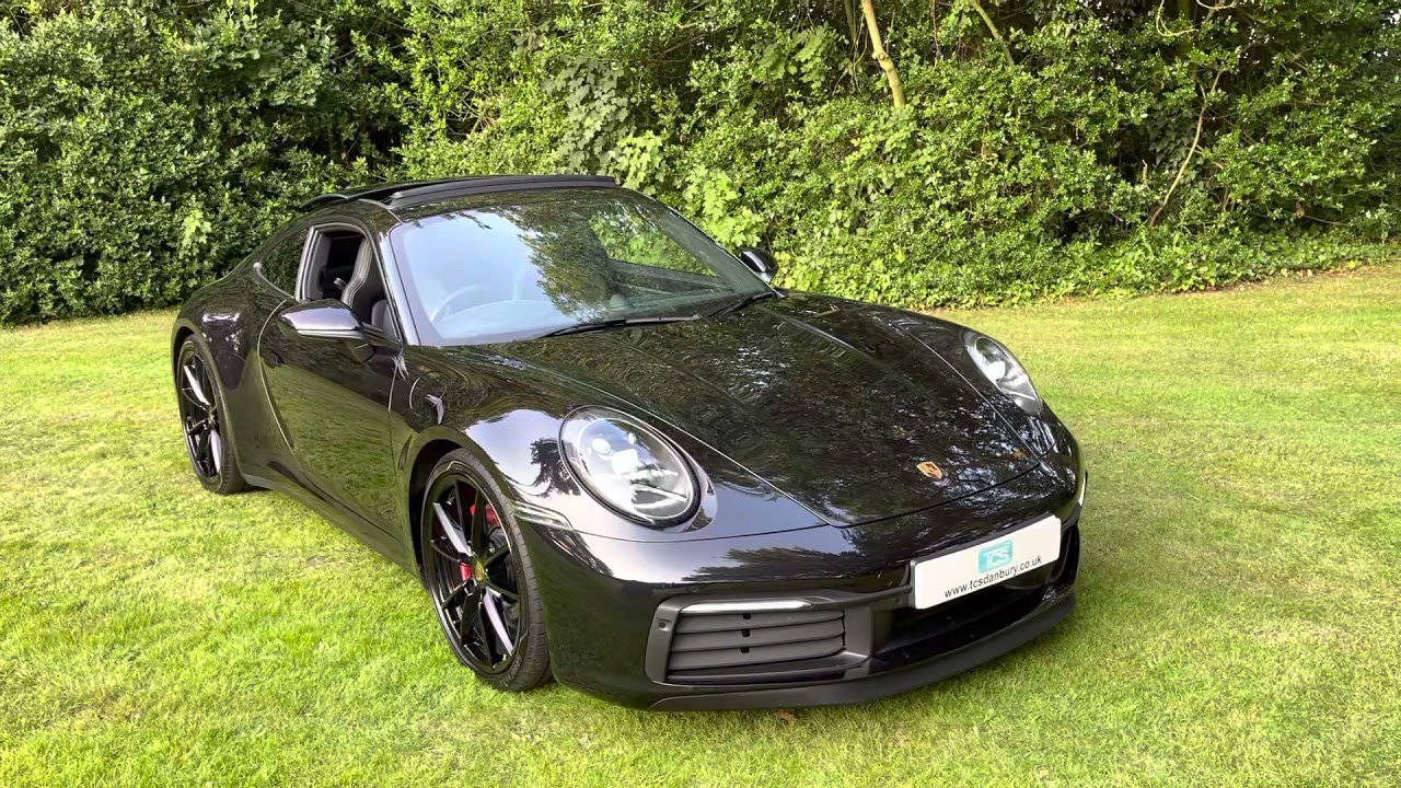 2020 Porsche 911 (992) Carrera S PDK Coupe in Jet Black metallic with Black leather