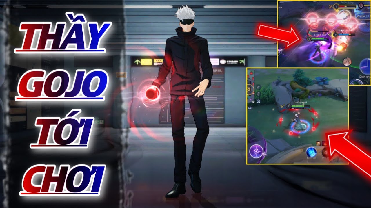 Tulen Satoru Gojo hiệu ứng kỹ năng ngầu b&agrave; đỡ - Li&ecirc;n Qu&acirc;n Mobile