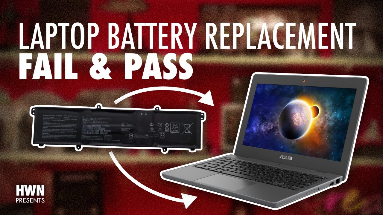 Laptop Battery Replacement • ASUS BR1100CK • Laptop for Students